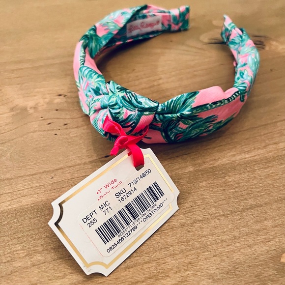 NWT. LILLY PULITZER Knotted Headband in Suite Views - Picture 5 of 5